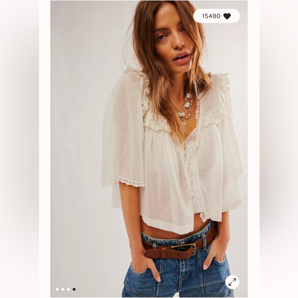 FREE PEOPLE Luna Top NWT
